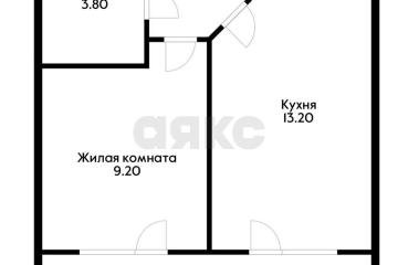 Фото №2: 1-комнатная квартира 34 м² - Краснодар, мкр. имени Петра Метальникова, ул. Петра Метальникова, 38