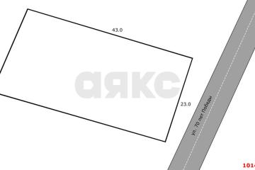 Фото №1: Земельный участок 10.58 сот. - Ленинградская, ул. 70 лет Победы, 69