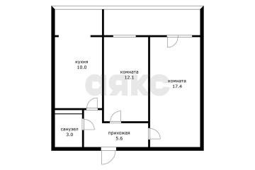 Фото №3: 2-комнатная квартира 61 м² - Краснодар, мкр. Музыкальный, ул. Российская, 267Д