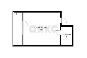 Фото №3: Студия 28 м² - Краснодар, мкр. имени Петра Метальникова, ул. Петра Метальникова, 13