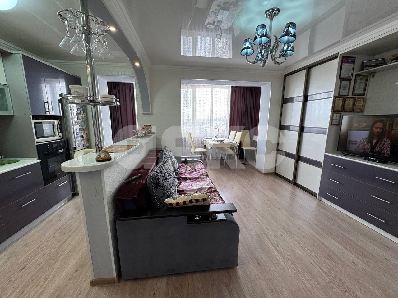 Фото №1: 2-комнатная квартира 47 м² - Кореновск, ул. Нижняя, 2